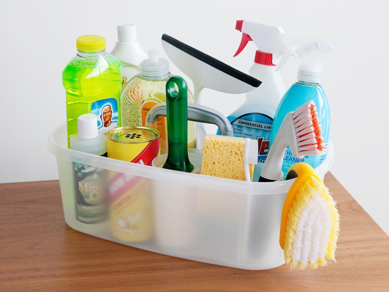 cleaning supplies
